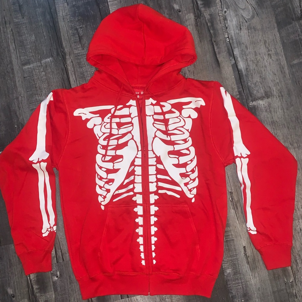 Precious pieces Skeleton hoodie